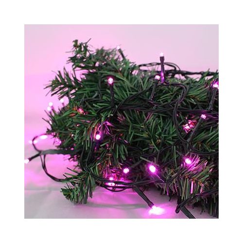 Xmas füzér kültéri 100 LED 15m pink