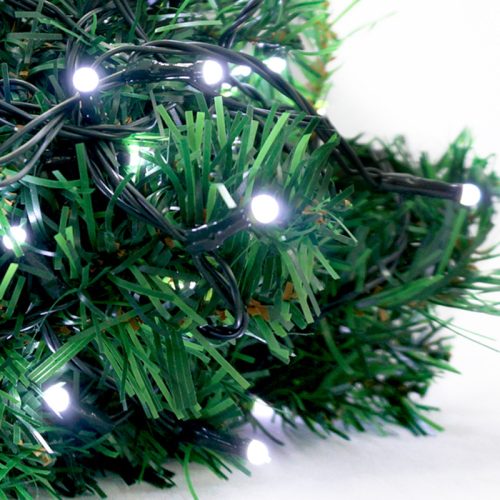 Xmas füzér 80LED hidegfehér